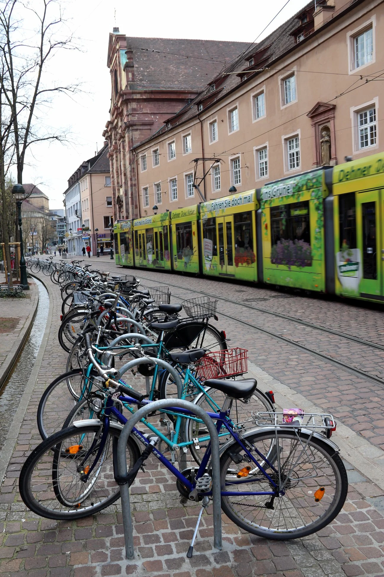 Destaque para os meios alternativos de transporte na cidade: bicicletas e veículos elétricos