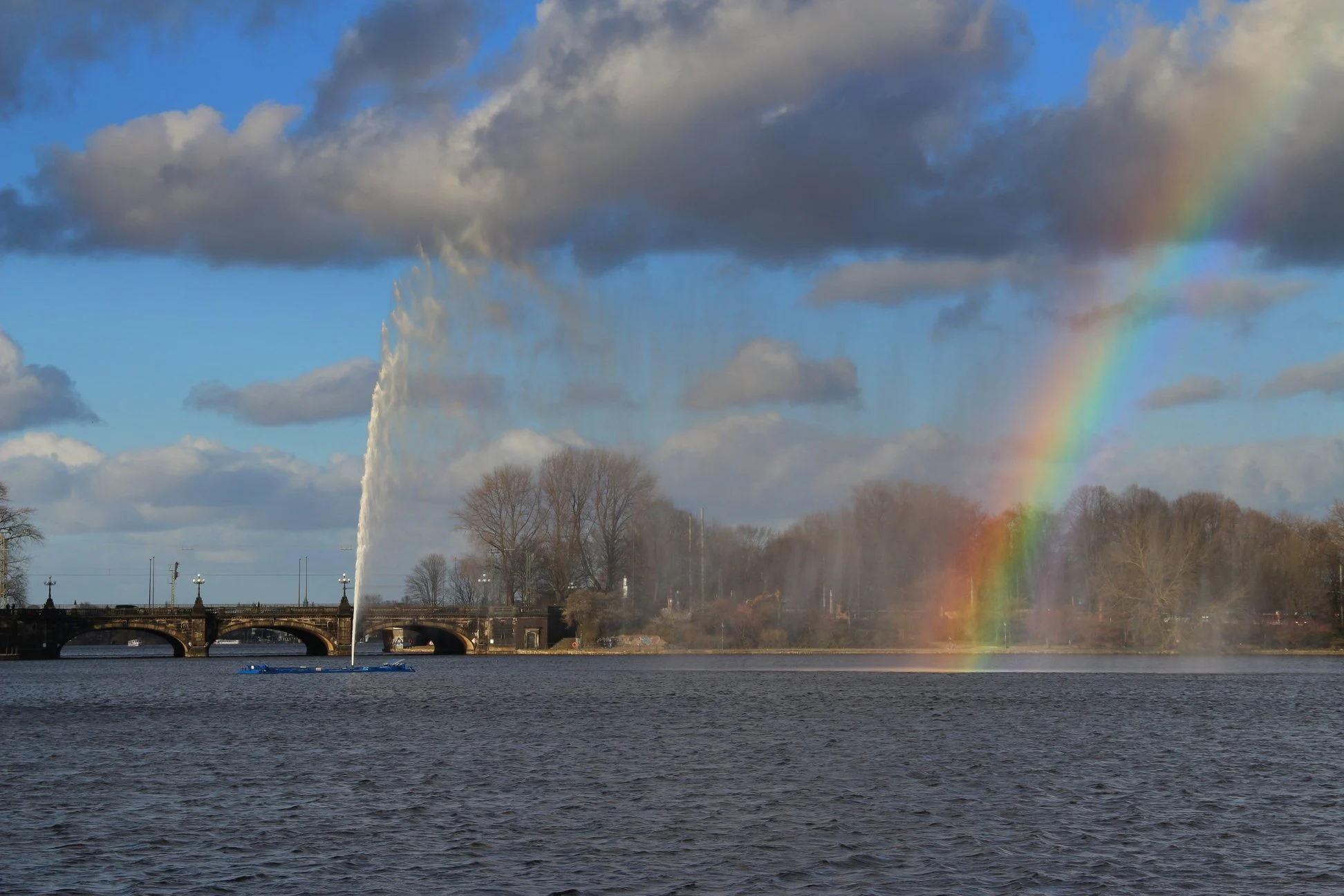 Alsterfontaene ou fontes de Alster