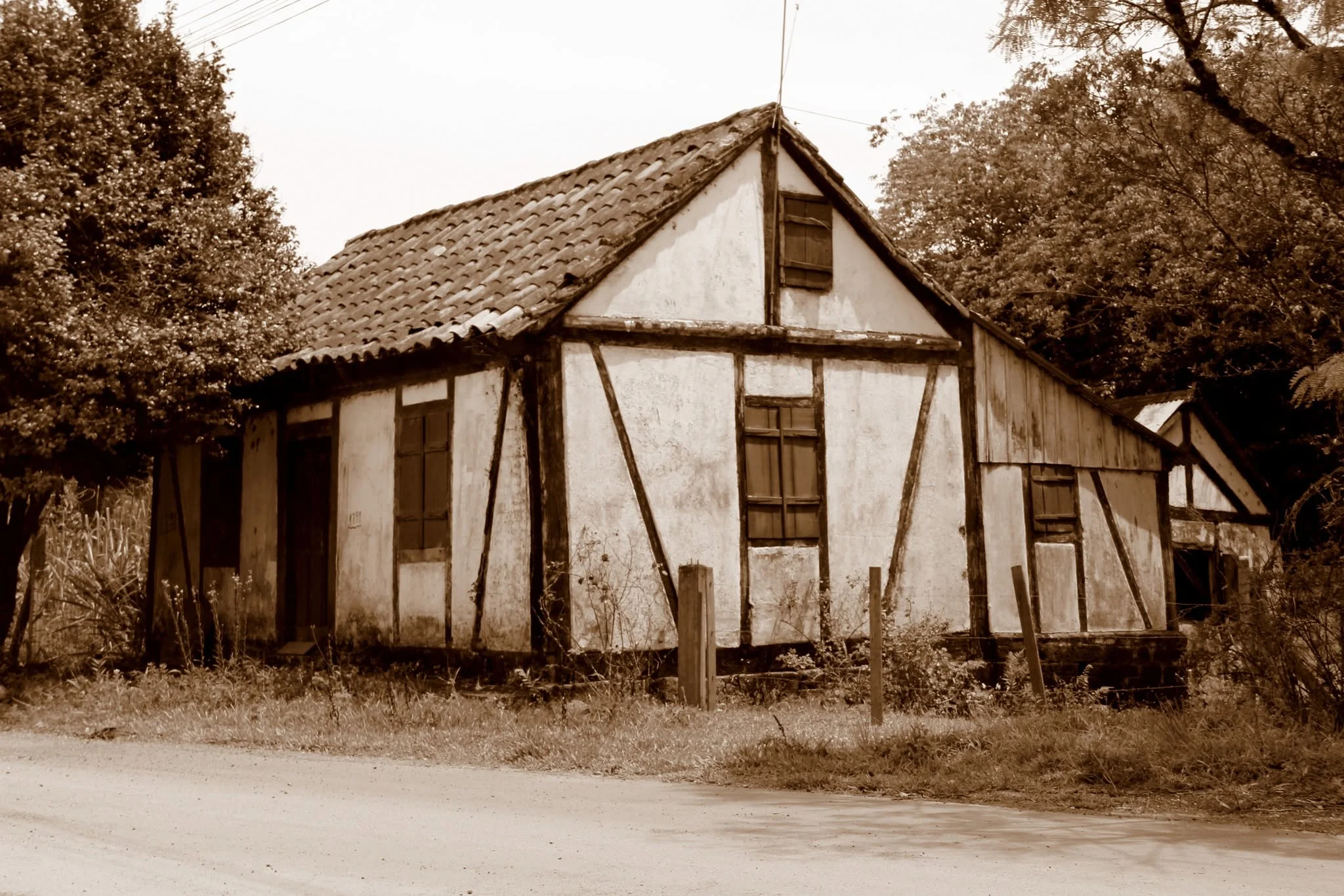 As casas em estilo Enxaimel estão por toda a cidade