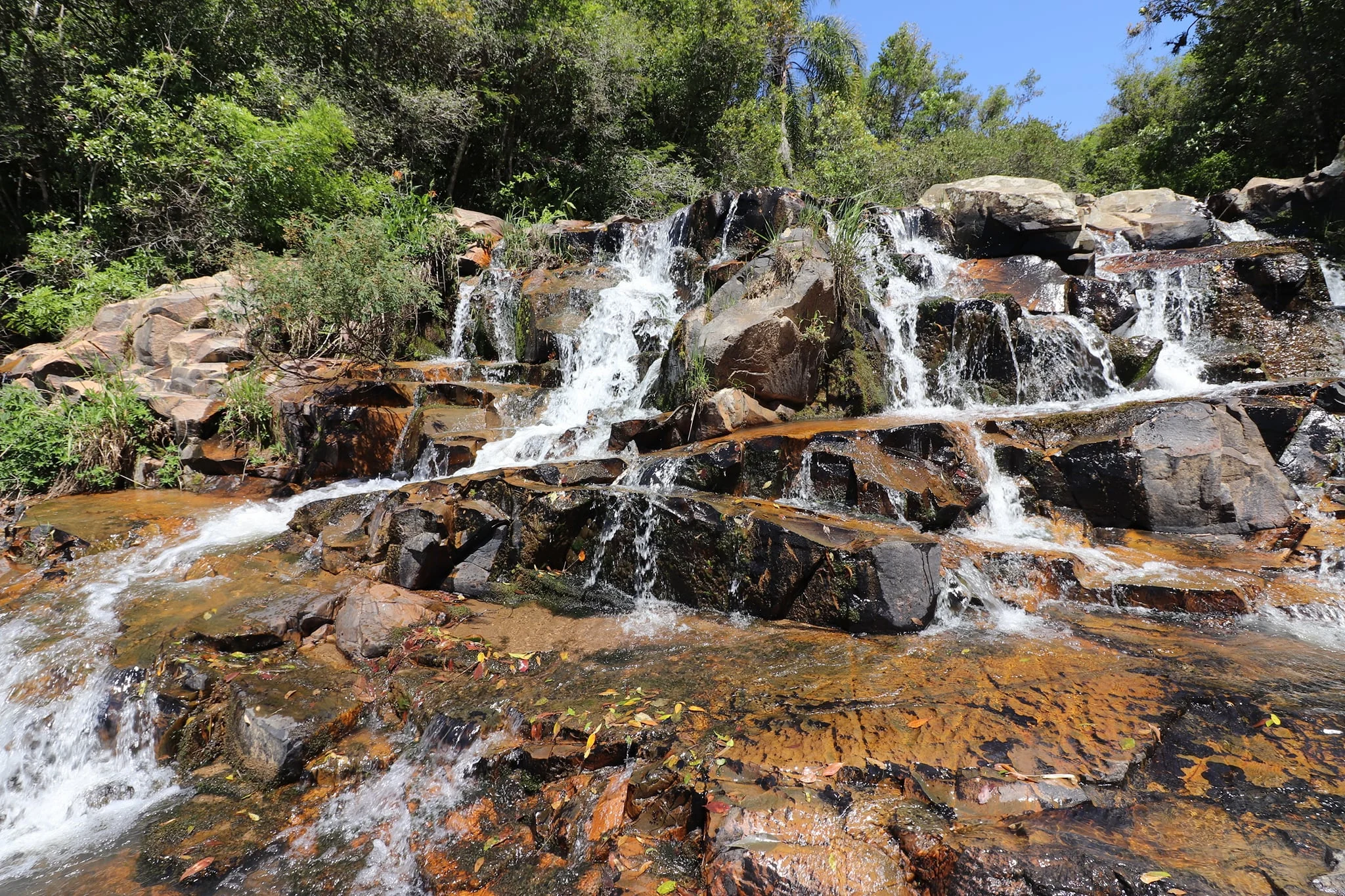 Parte de cima da Cascata do Português