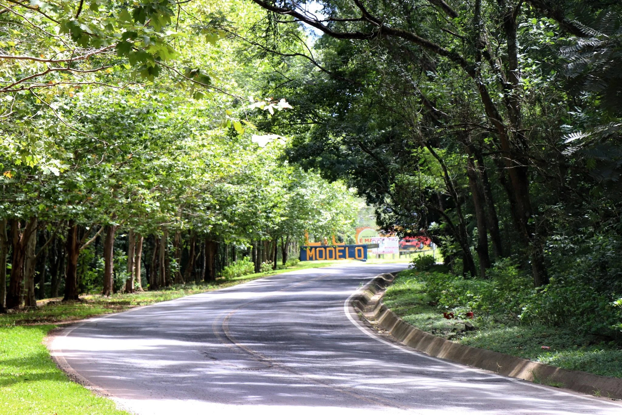 SC - 160 próximo ao pórtico da cidade