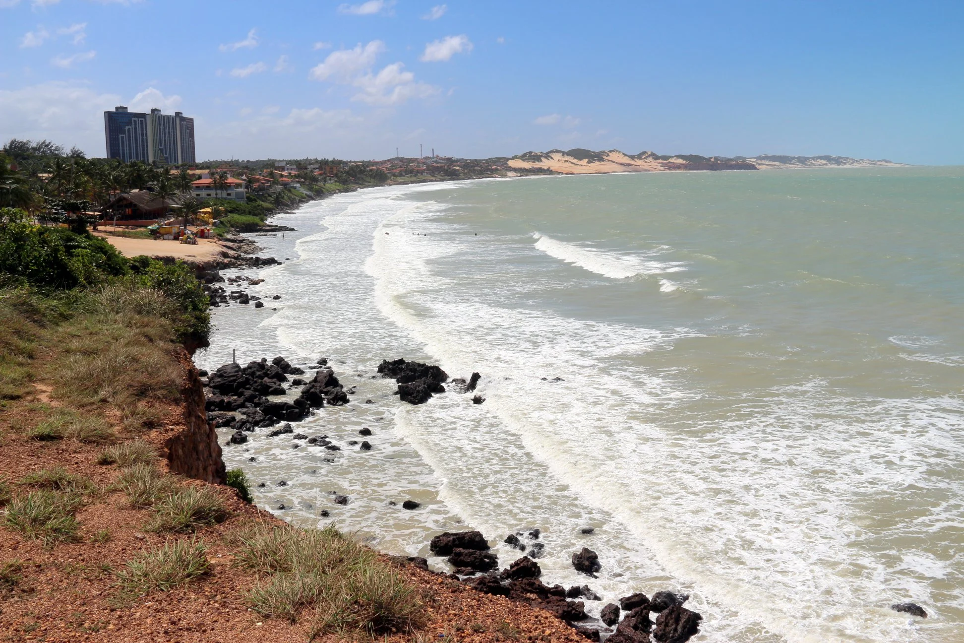 Vista de cima das Falésias da Praia de Cotovelo