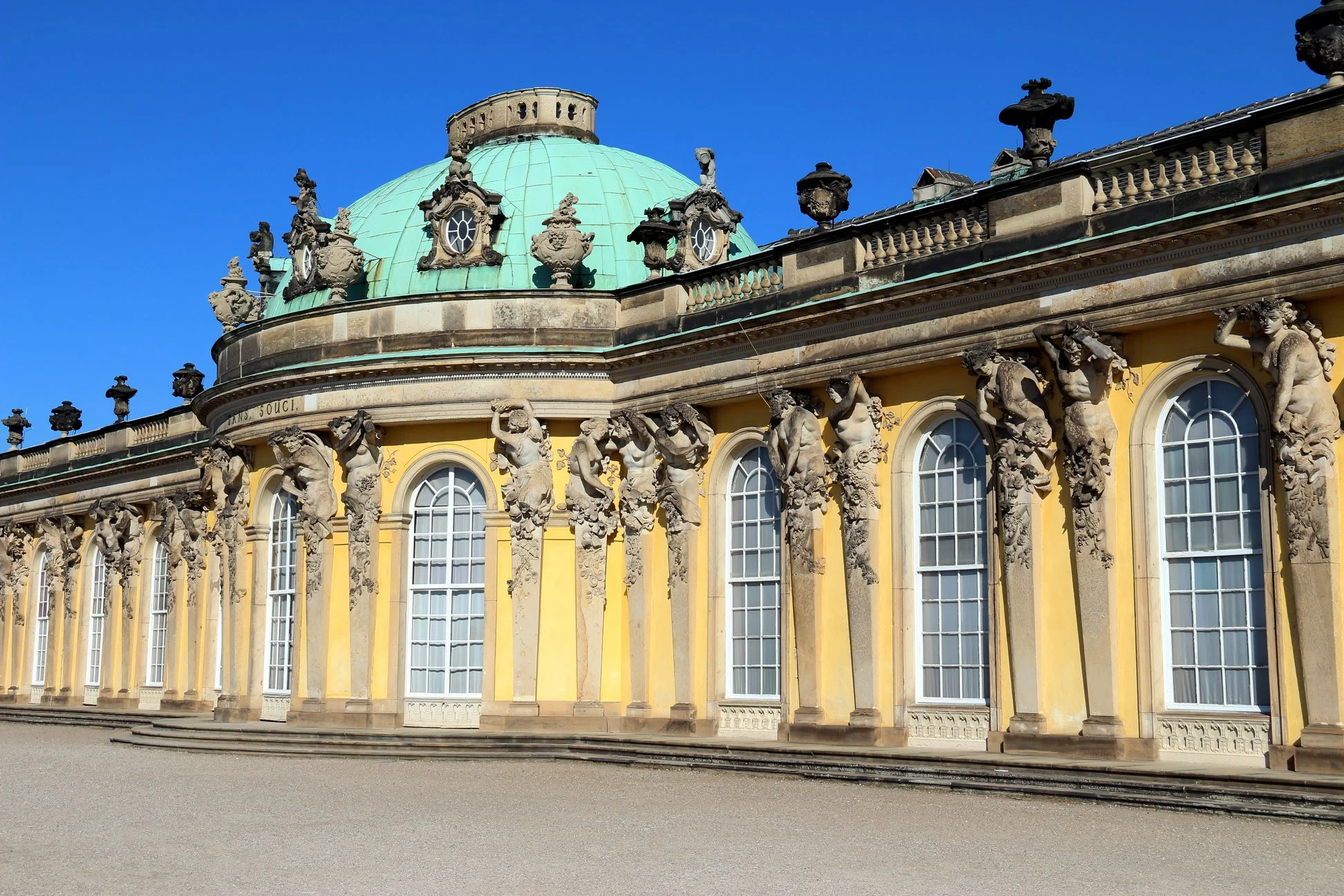 Fachada do Palácio Sanssouci