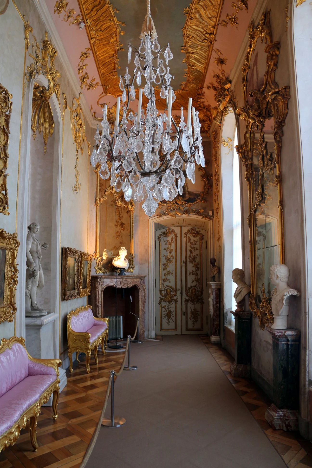 Detalhe interno do Palácio Sanssouci