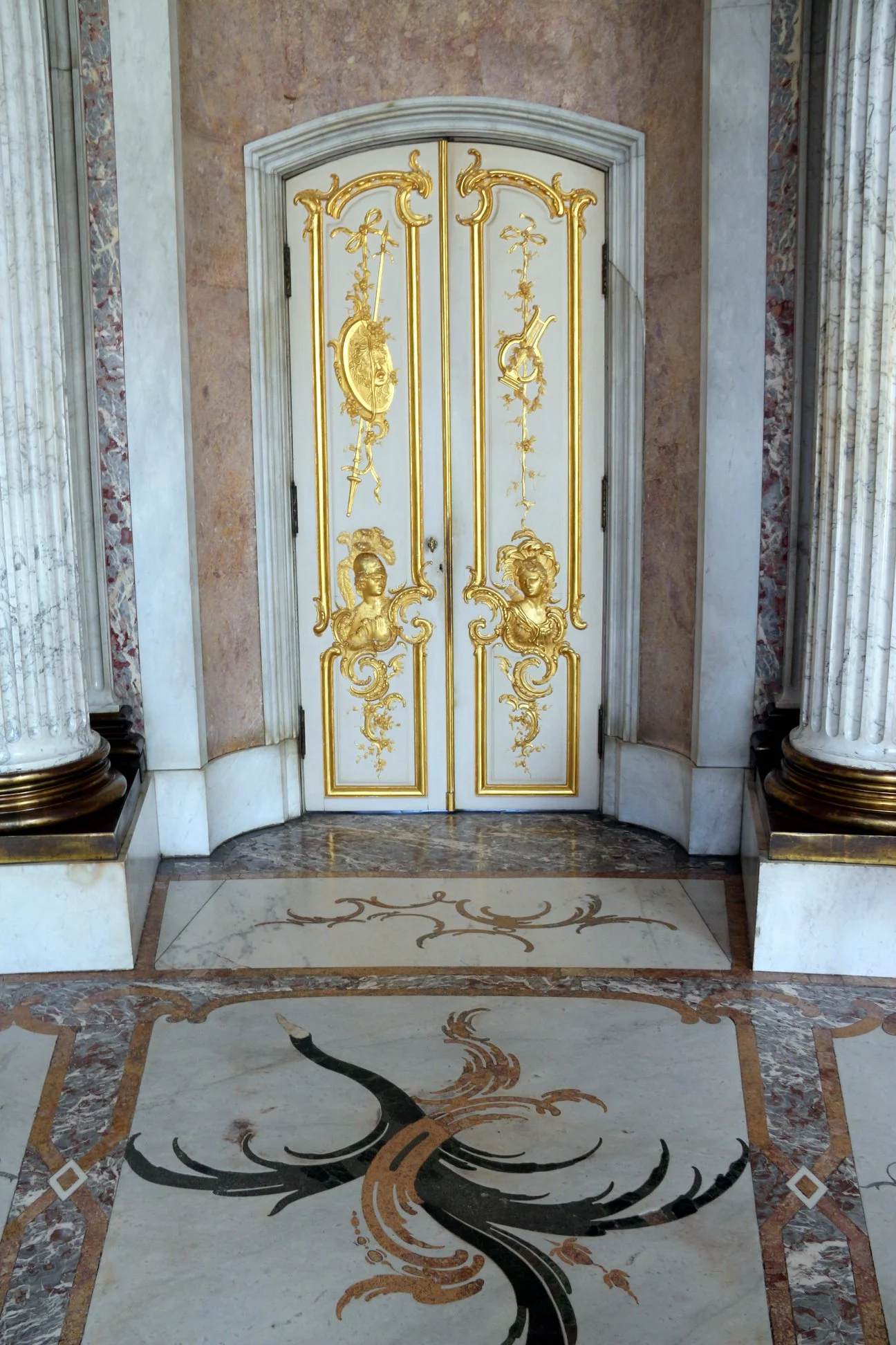 Detalhe interno do Palácio Sanssouci